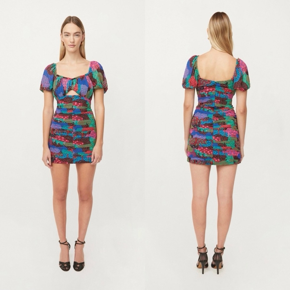 NWT‎ Rhode Clara Dress Enchanted Woods Mini Dress Size 0